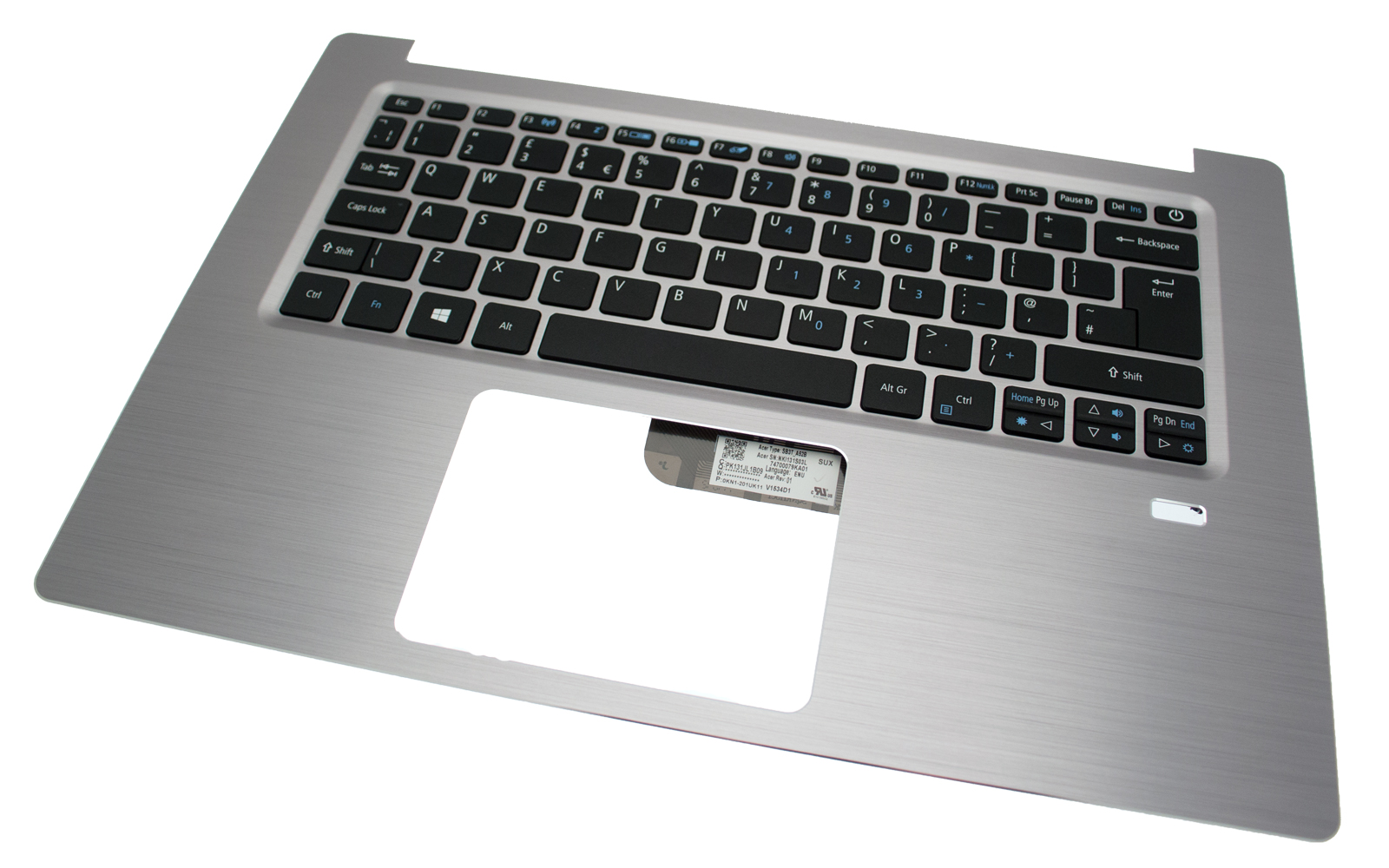 Acer Tastatur Englisch (EN) + Top case silber Swift 3 SF314-52 Serie (Original)