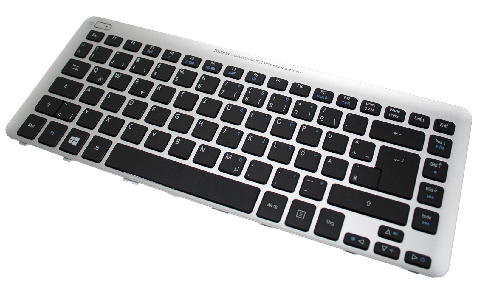 Acer Tastatur deutsch (DE) silber Aspire V5-431PG Serie (Original)