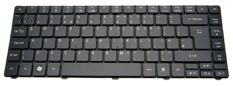 Acer Tastatur Englisch (GB) Aspire 3810TZ Serie (Original)
