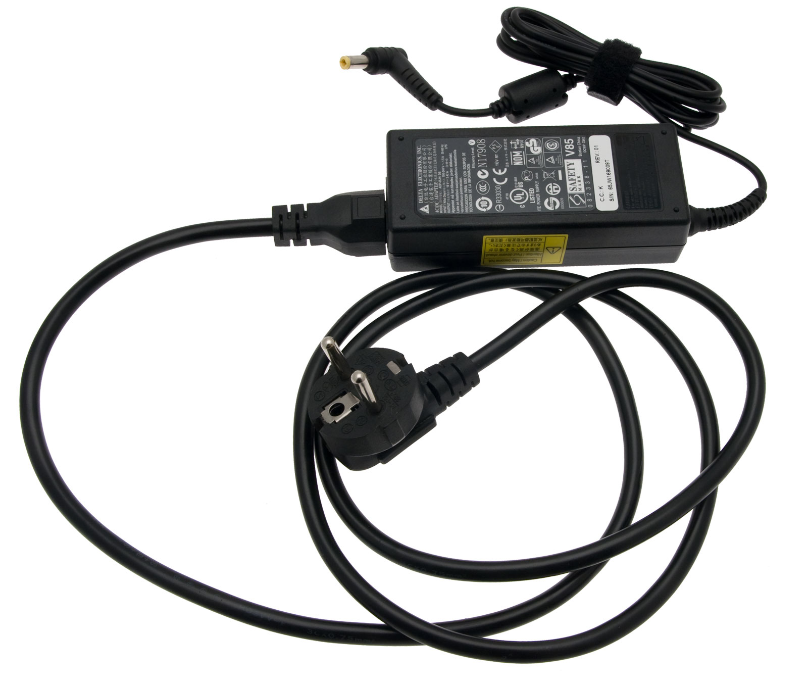eMachines PC Netzteil / AC Adapter 19V / 3,42A / 65W mit Netzstecker eMachines EZ1600 Serie (Original)