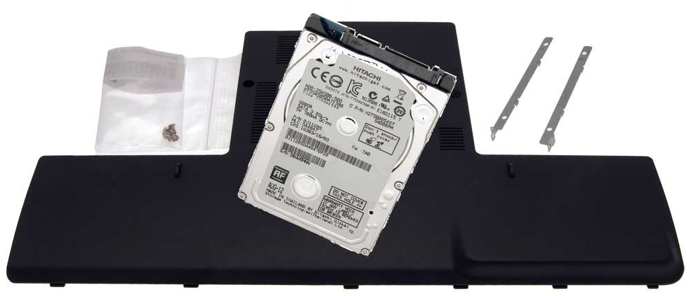 PackardBell Einbaukit 2nd HDD mit 500GB HDD EasyNote LS44SB Serie (Original)
