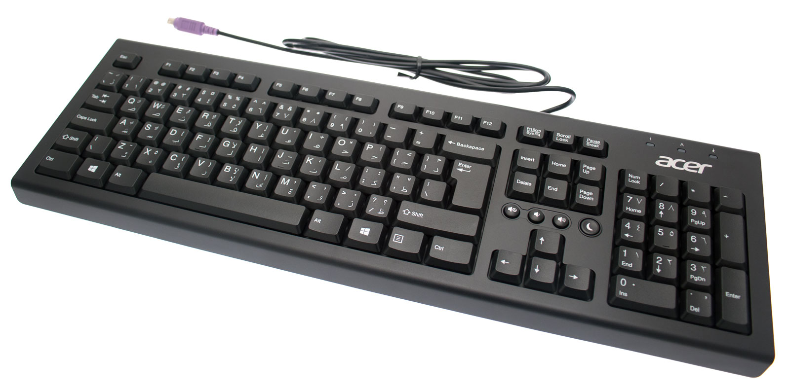 Acer PS/2 Tastatur englisch arabisch (GB/ARAB) schwarz Veriton X4620GE (Original)