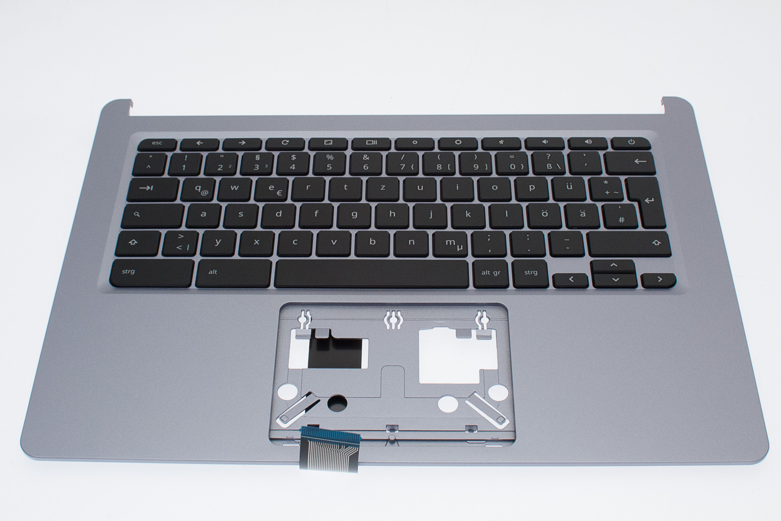 Acer Tastatur Deutsch (DE) + Top case silber Chromebook 314 CB314-1H Serie (Original) Acer Tastatur Deutsch (DE) + Top case silber Chromebook 314 CB314-1H Serie (Original)