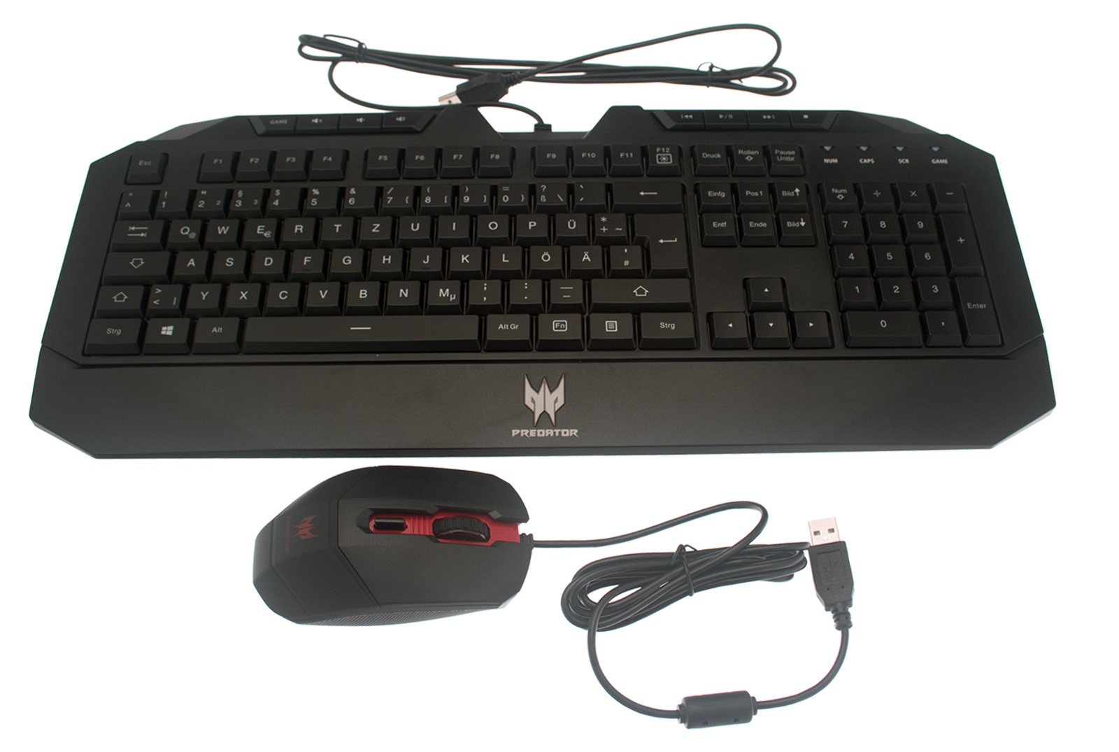 Acer USB Tastatur / Maus SET deutsch (DE) schwarz Predator G3-710 Serie (Original) Acer USB Tastatur / Maus SET deutsch (DE) schwarz Predator G3-710 Serie (Original)