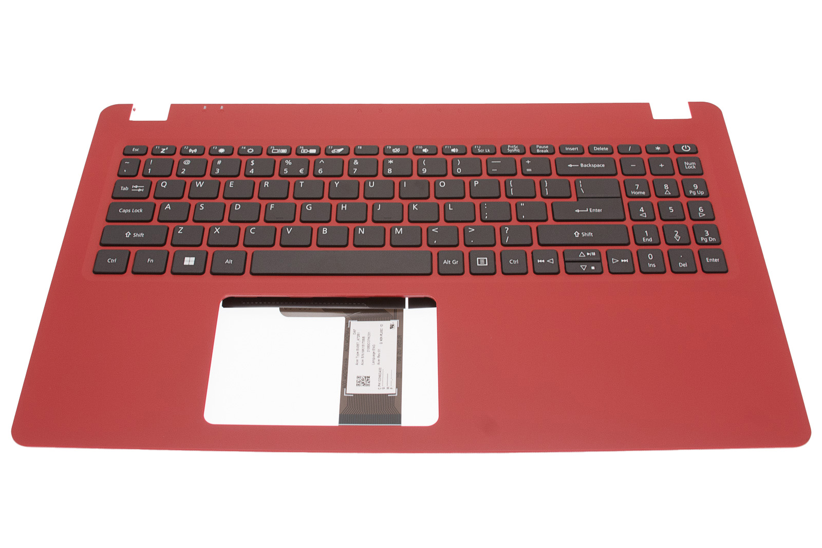 Acer Tastatur US-Int. (US) + Topcase rot Aspire 3 A315-42G Serie (Original)