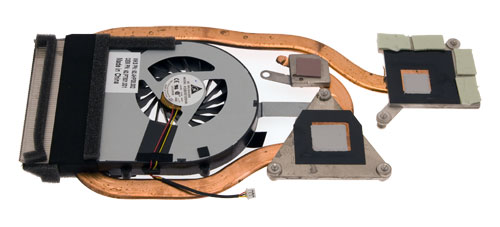 PackardBell Kühlkörper für CPU mit Lüfter / Heatsink CPU with fan EasyNote LM83 Serie (Original)