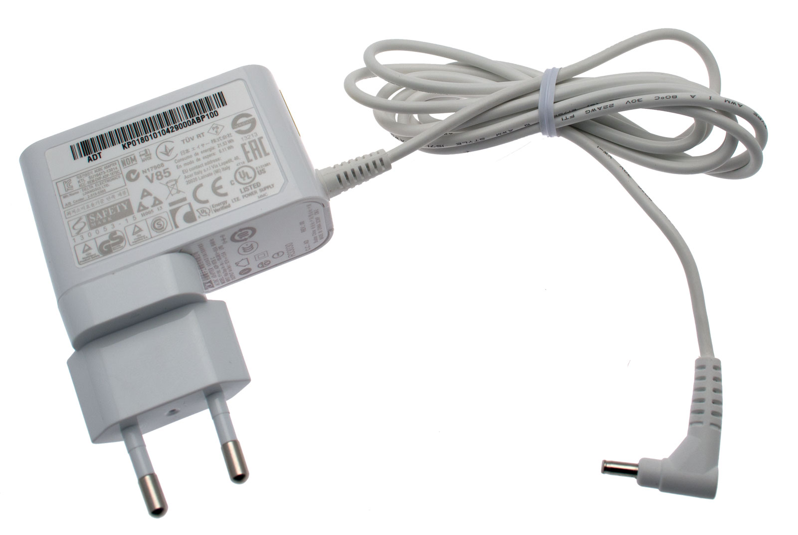 Acer Netzteil / Ladegerät weiß 12V / 1,5A / 18W mit Netzstecker EU Iconia W3-810P Serie (Original)