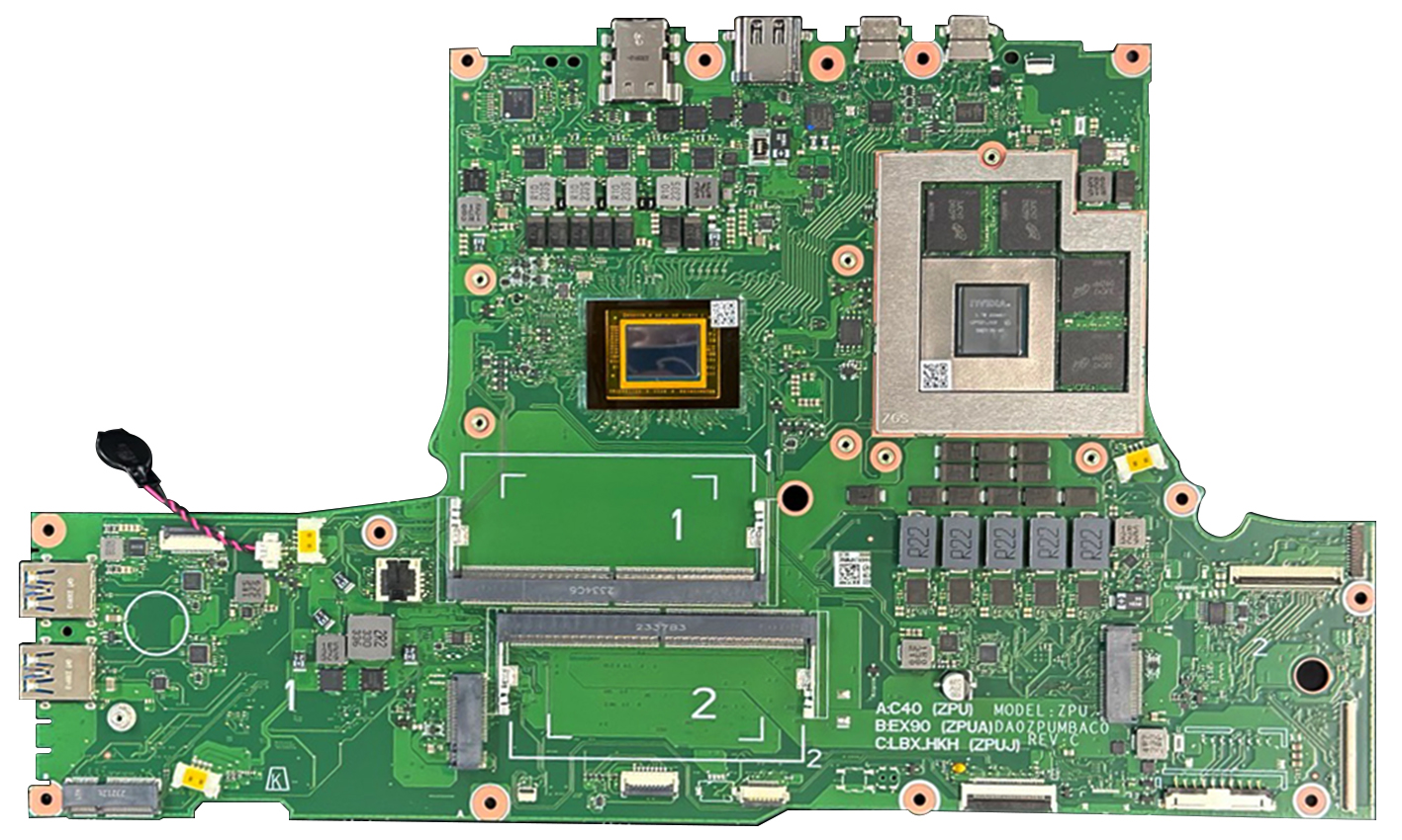 Acer MAIN BD.W/CPU.R7-8845HS.GN21-X4 Nitro 17 AN17-42 Serie (Original)