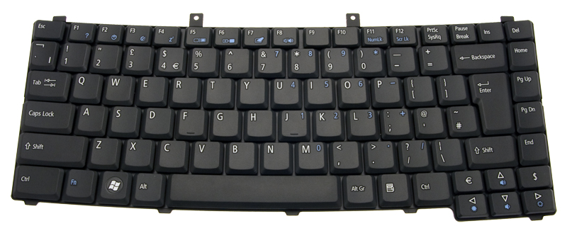 Acer Tastatur englisch (GB) TravelMate 2400 Serie (Original)