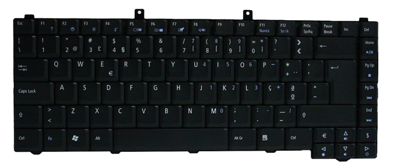 Acer Tastatur portugiesisch (PT) USED / BGRD Aspire 5000 Serie (Original) Acer Tastatur portugiesisch (PT) USED / BGRD Aspire 5000 Serie (Original)