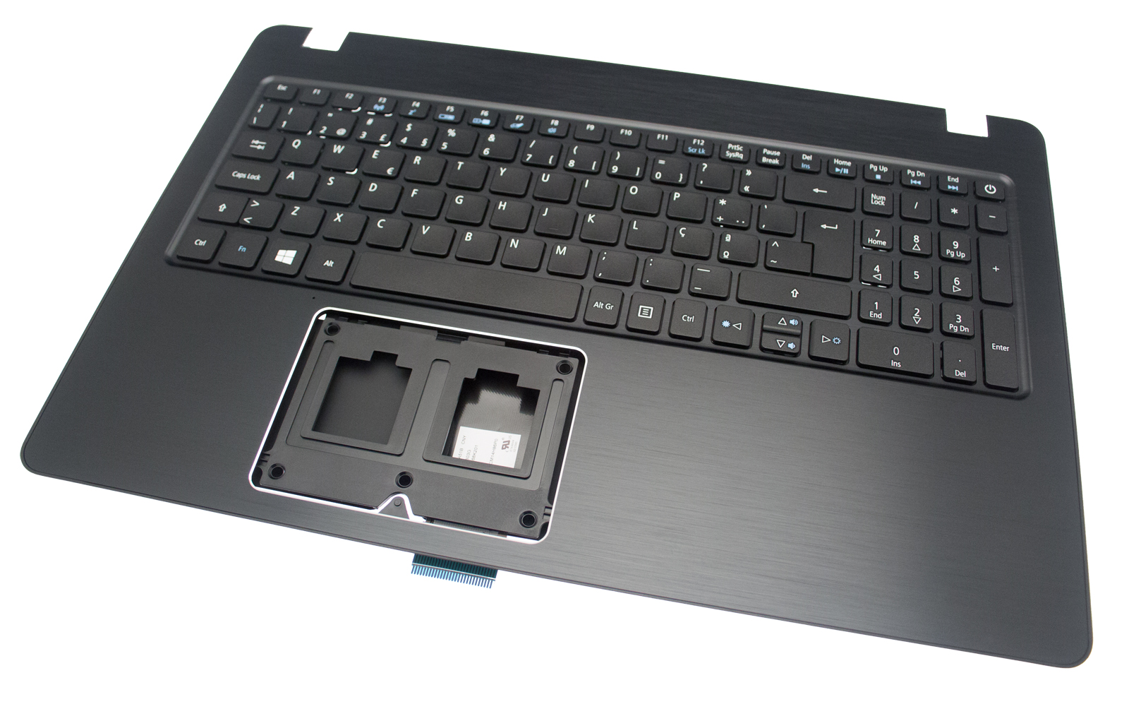 Acer Tastatur portugiesisch (PT) + Topcase schwarz Aspire F15 F5-573G Serie (Original)