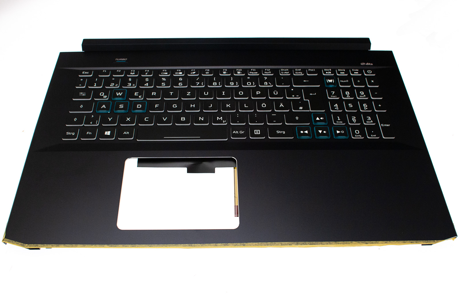 Acer Tastatur beleuchtet Deutsch (DE) + Top case schwarz Predator Helios 300 PH317-54 Serie (Original)