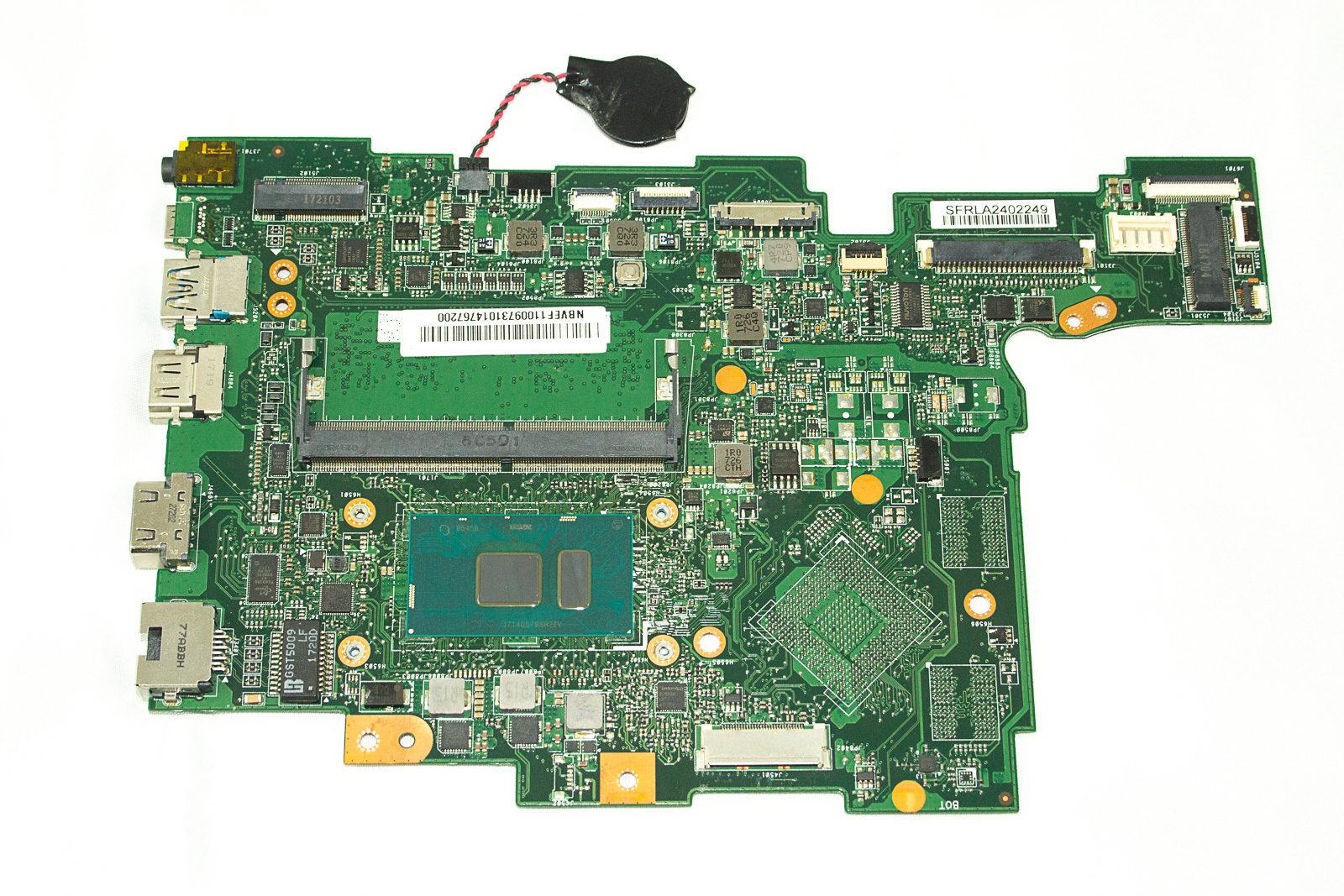 Acer Mainboard W/CPU.I7-7500U.UMA.8GB TravelMate P449-G2-M Serie (Original)