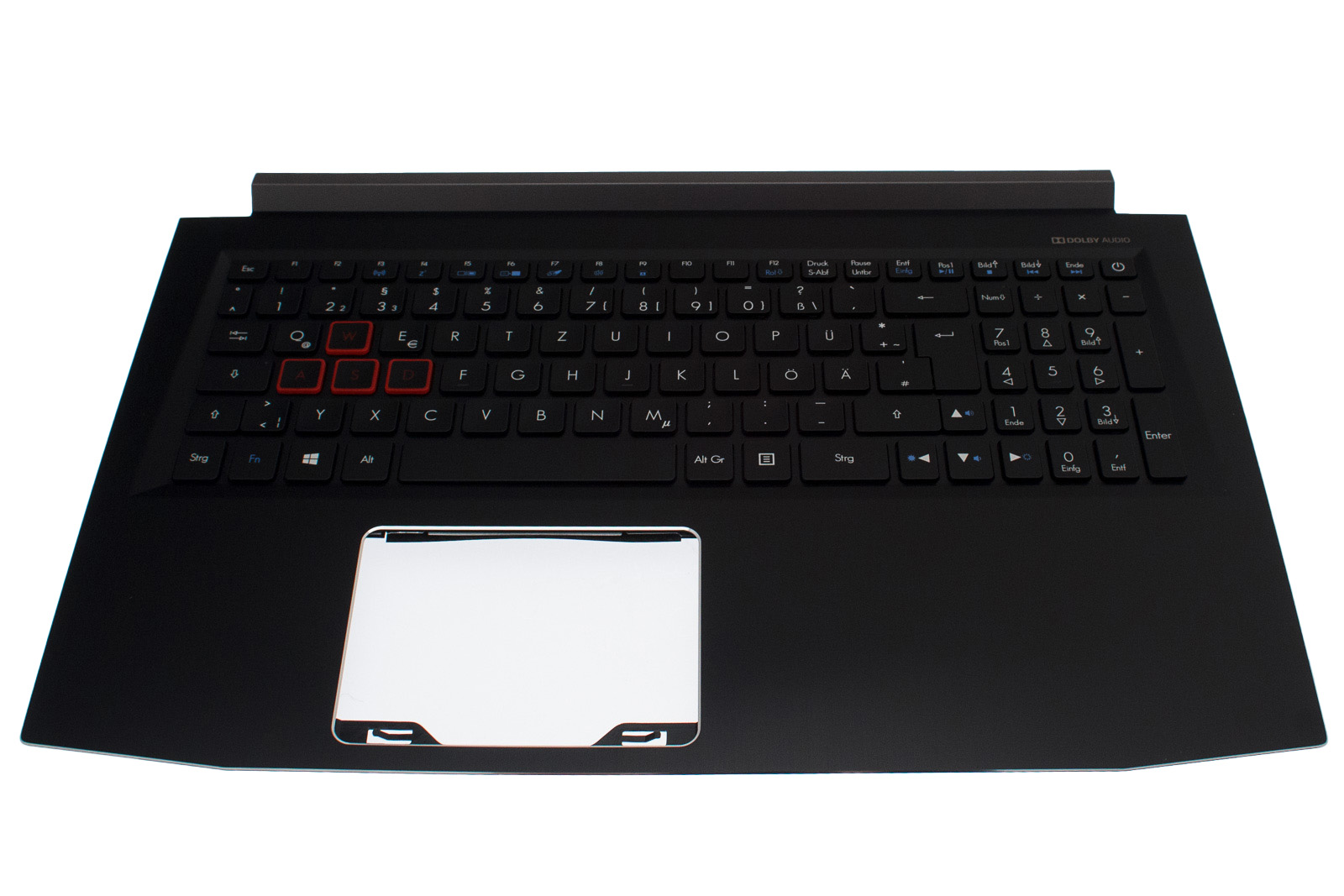 Acer Tastatur beleuchtet deutsch (DE) + Topcase schwarz Predator Helios 300 PH315-51 Serie (Original)