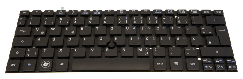 Acer Tastatur deutsch (DE) schwarz Iconia W500 Serie (Original)