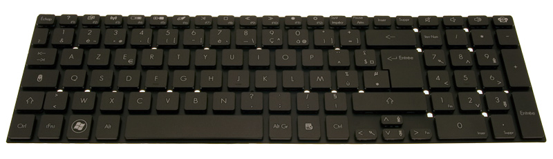 PackardBell Tastatur französisch (FR) schwarz EasyNote TV11HC Serie (Original)