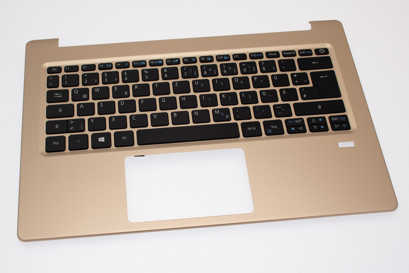 Acer Tastatur deutsch (DE) + Topcase gold / schwarz Swift 1 SF113-31 Serie (Original)