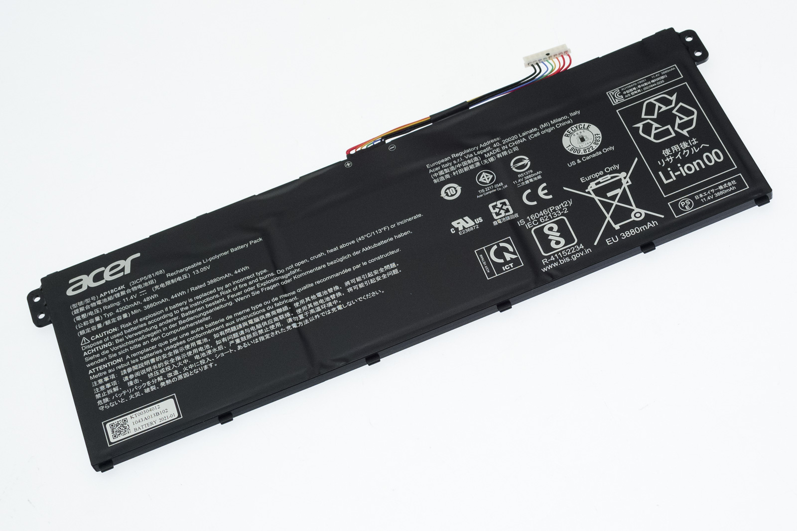 Acer Akku / Batterie / Battery Acer ENDURO N3 EN314-51W Serie (Original)