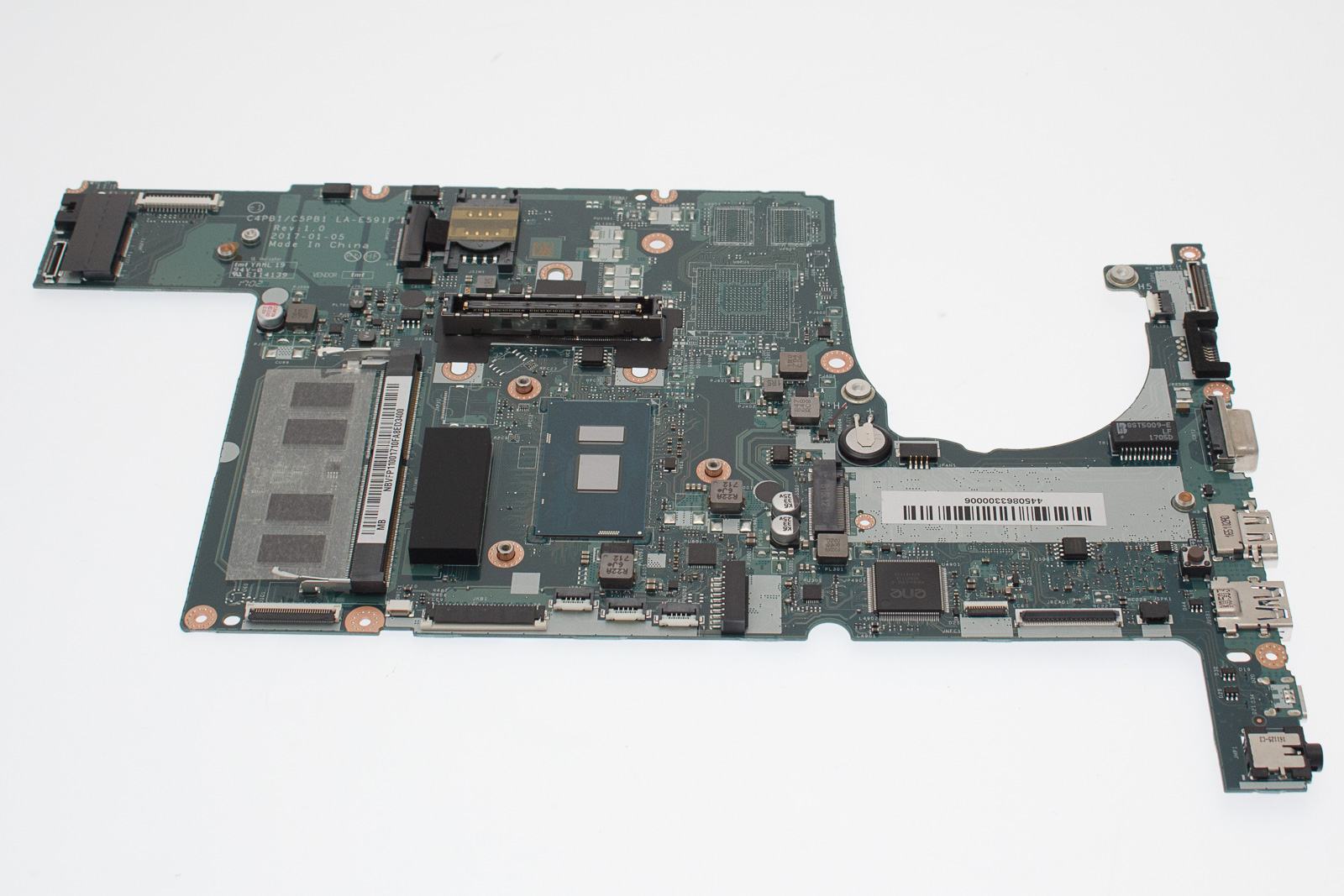 Acer Mainboard W/CPU.I7-7500U.UMA.8GB.LTE.NFC TravelMate P648-G2-M Serie (Original)
