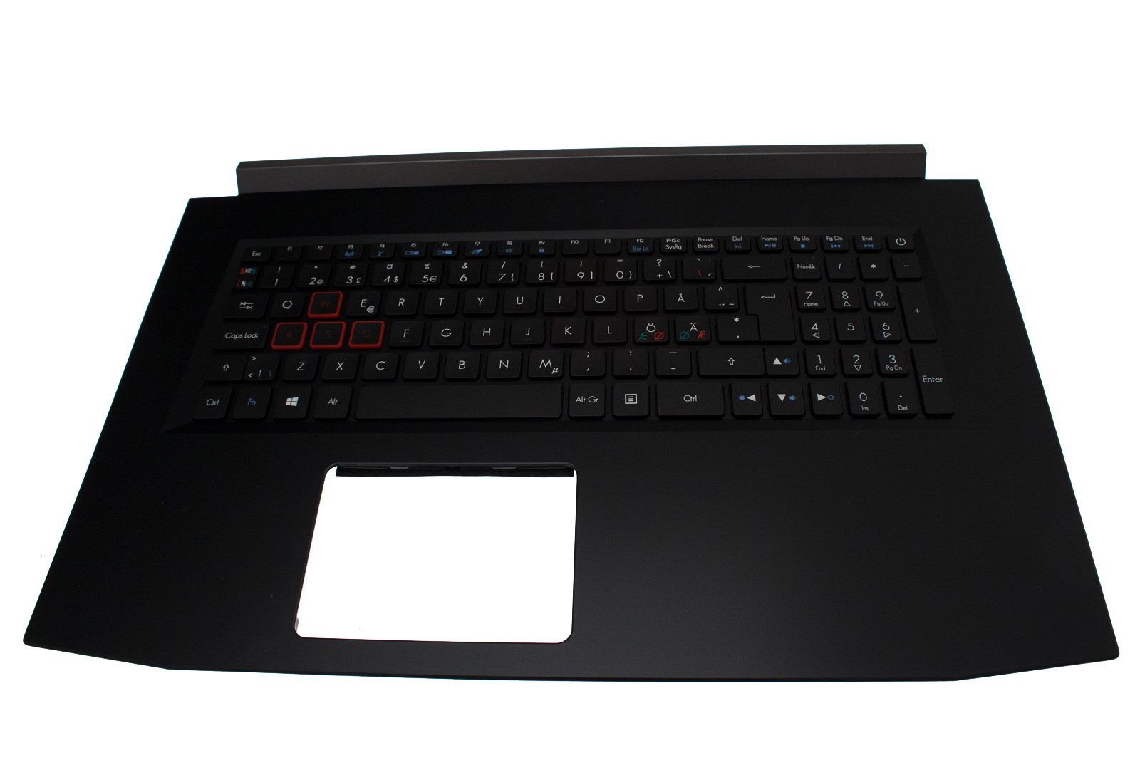 Acer Tastatur beleuchtet skandinavisch (NORDIC) + Topcase schwarz Predator Helios 300 PH317-51 Serie (Original)