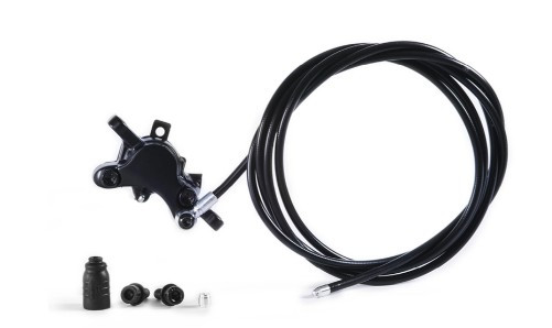 EGRET X+ (40) Bremssattel hinten inkl. Bremskabel / Rear brake caliper incl. brake cable (Original)