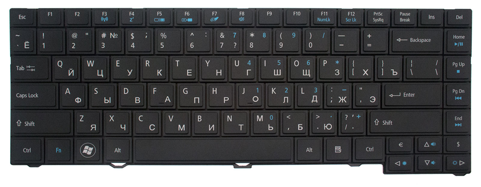 Acer Tastatur russisch (RU) TravelMate 8473Z Serie (Original)