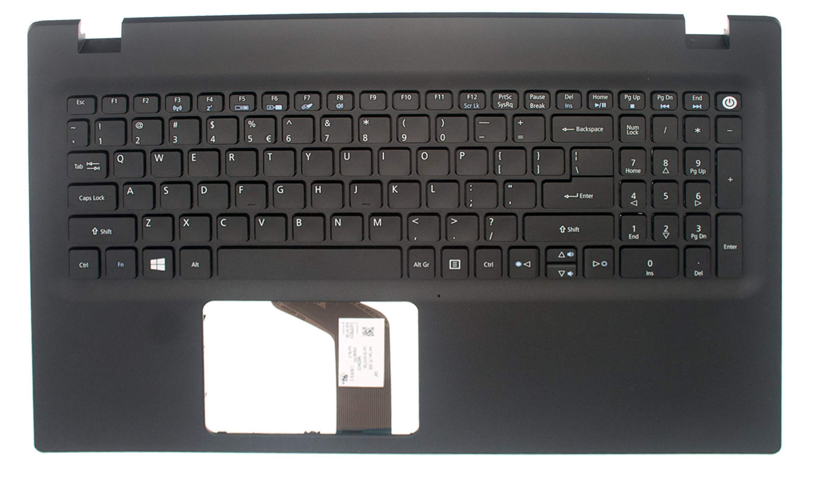 Acer Tastatur US-Int. (US) + Topcase schwarz Extensa 2520G Serie (Original)