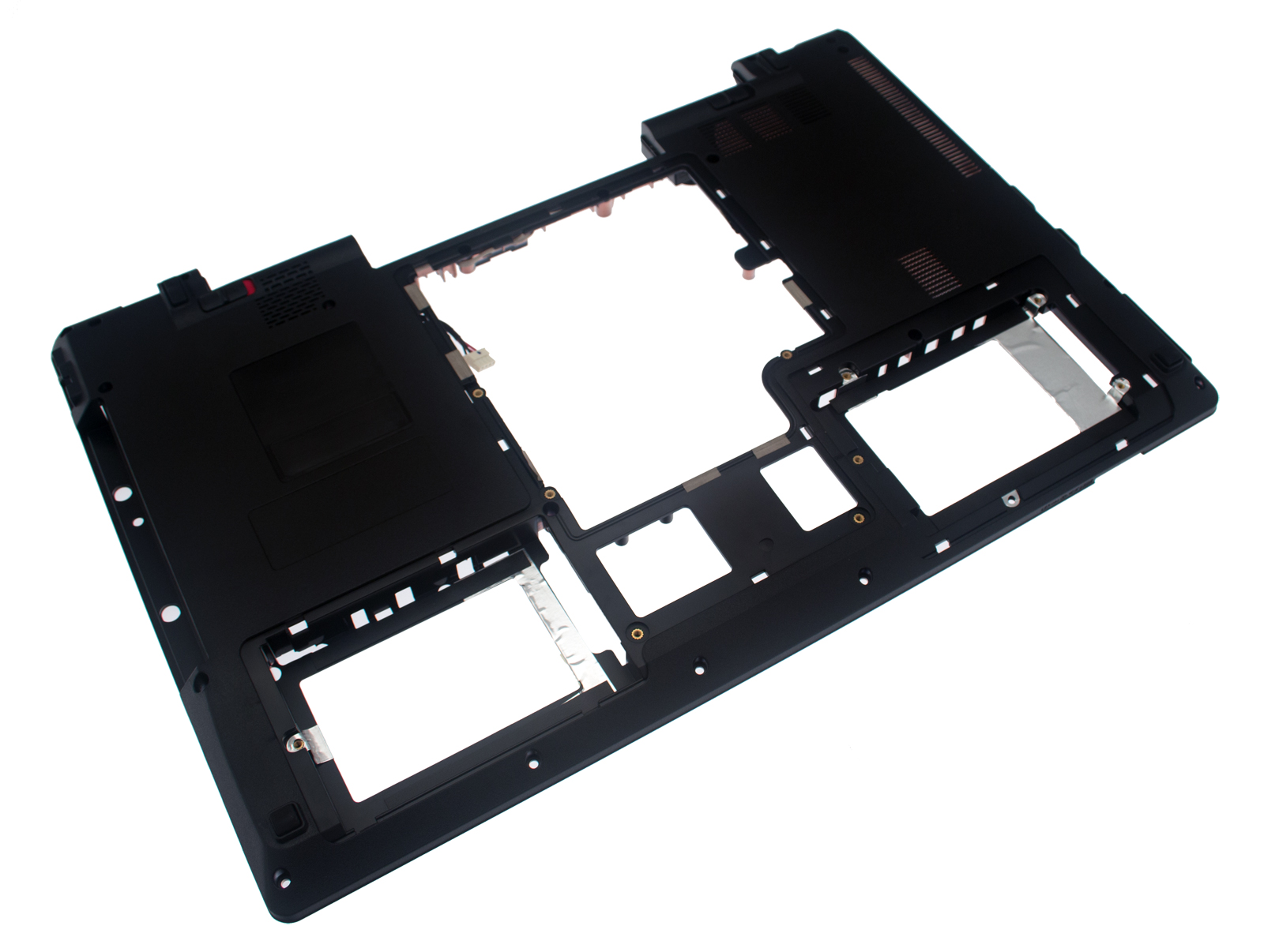 PackardBell Gehäuseunterteil / Cover Lower mit Netzteilbuchse und Lautsprechern EasyNote LX86 Serie (Original)