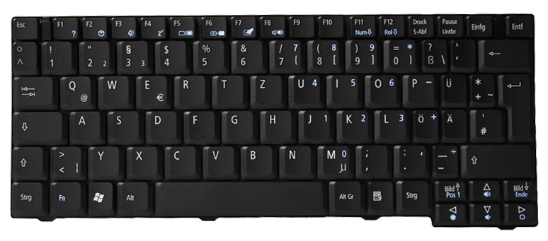 Acer Tastatur deutsch (DE) schwarz Ferrari 1000 Serie (Original)