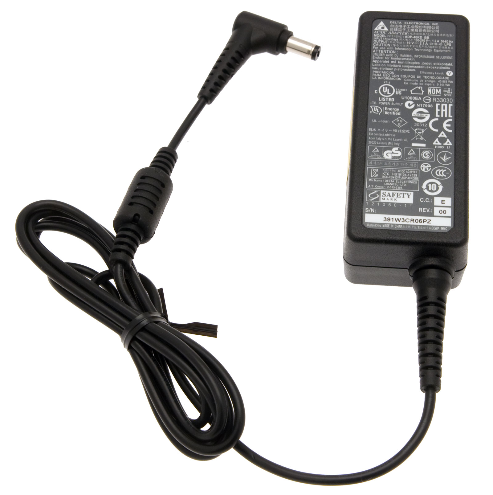 Acer Netzteil / Ladegerät 19V / 2,1A / 40W mit Netzkabel UK / GB / IE Aspire ES1-111M Serie (Original) Acer Netzteil / Ladegerät 19V / 2,1A / 40W mit Netzkabel UK / GB / IE Aspire ES1-111M Serie (Original)