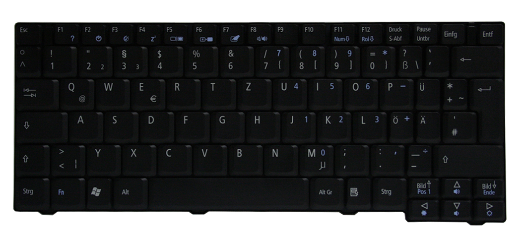 Acer Tastatur deutsch (DE) schwarz TravelMate 3010 Serie (Original)