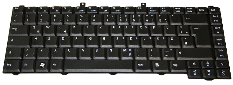 Acer Tastatur / Keyboard (German) Aspire 9110 Serie (Original)