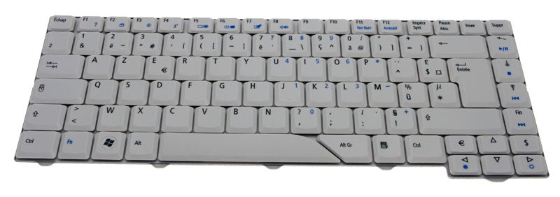 Acer Tastatur französisch (FR) weiß Aspire 4720 Serie (Original)