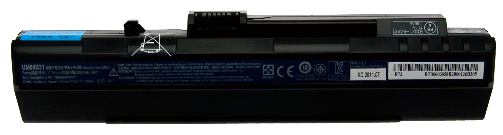 Packard Bell Akku / Batterie 5200mAh Dot A150 Serie (Original)