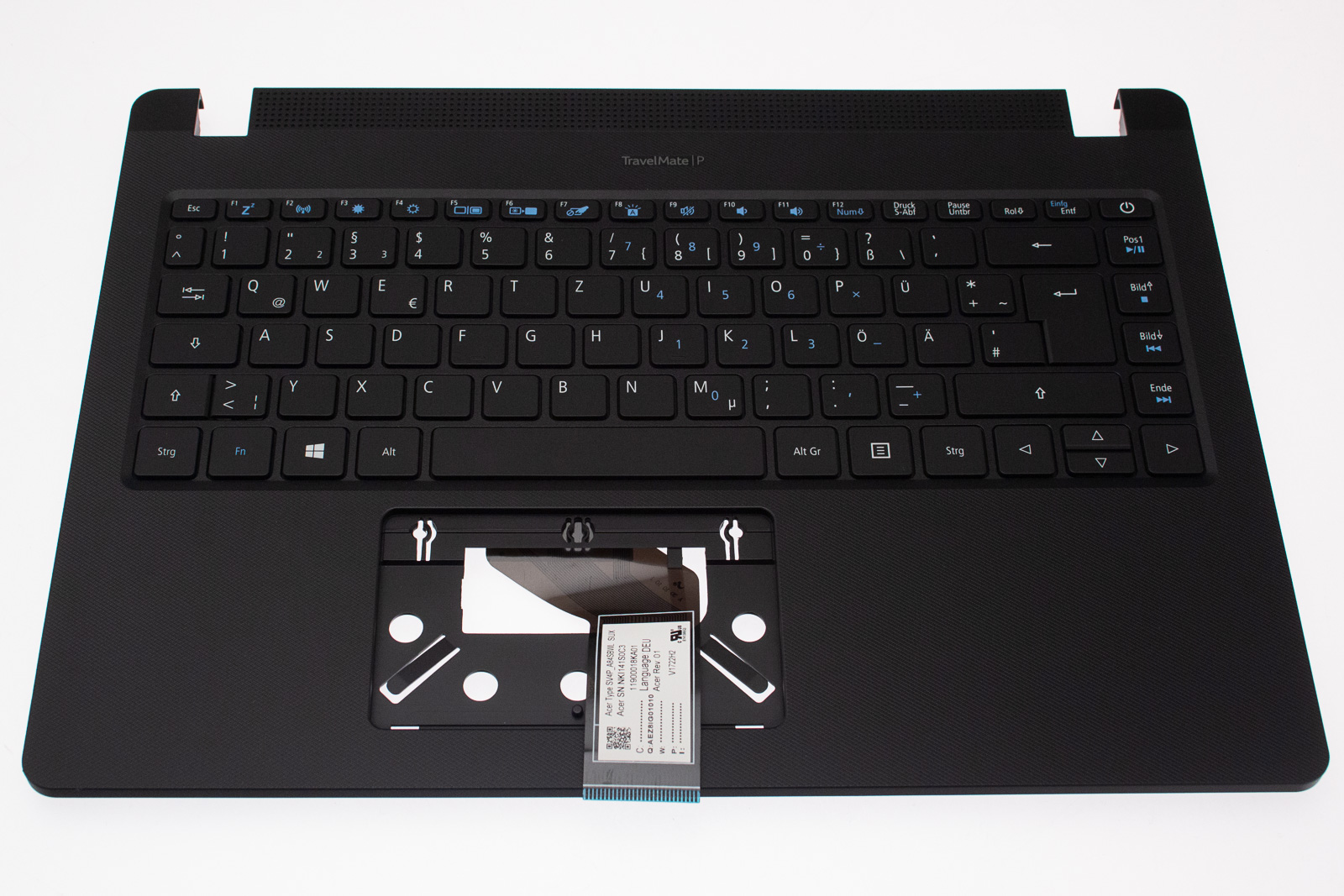 Acer Tastatur Deutsch (DE) + Top case  TravelMate P2 P214-53 Serie (Original)