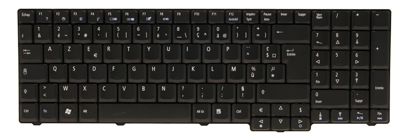 Acer Tastatur französisch (FR) Aspire 7530G Serie (Original)