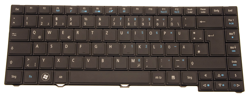 Acer Tastatur deutsch (DE) schwarz TravelMate P633-V Serie (Original)