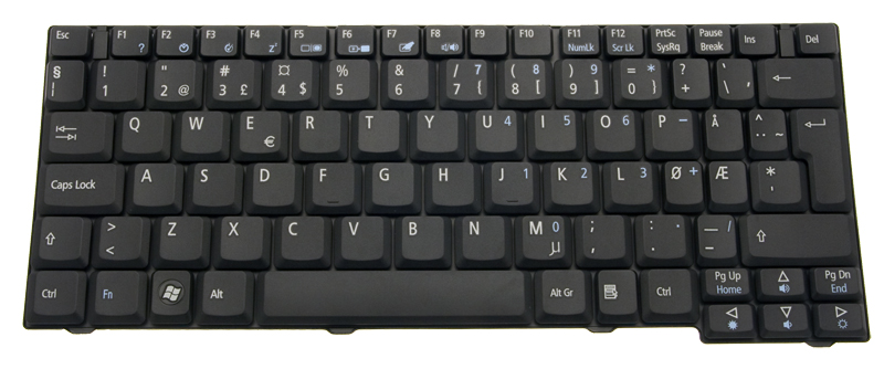 Acer Tastatur skandinavisch (NORDIC) TravelMate 3010 Serie (Original)