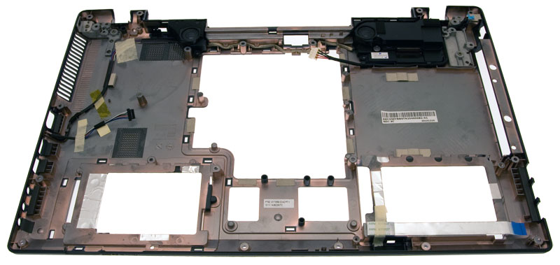 PackardBell Gehäuseunterteil / Cover Lower DIS W/DC-IN SPK EasyNote LX86 Serie (Original)