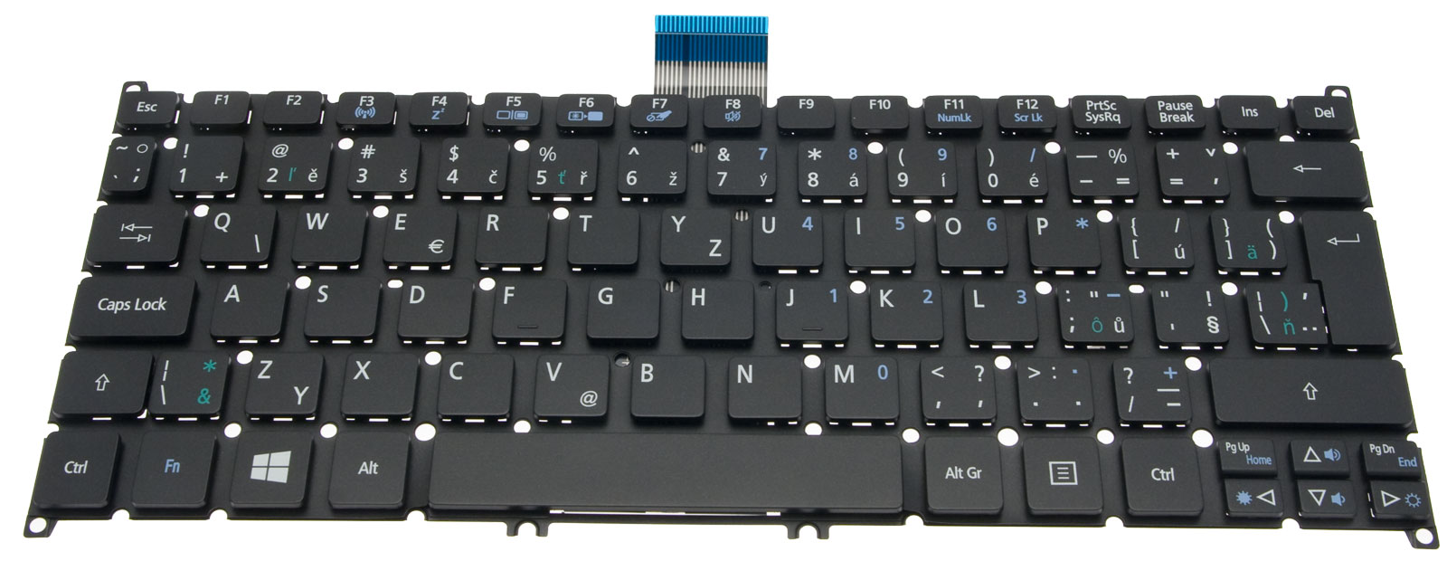 Acer Tastatur tschechisch slovakisch (CZ/SK) schwarz Aspire S3-391 Serie (Original)
