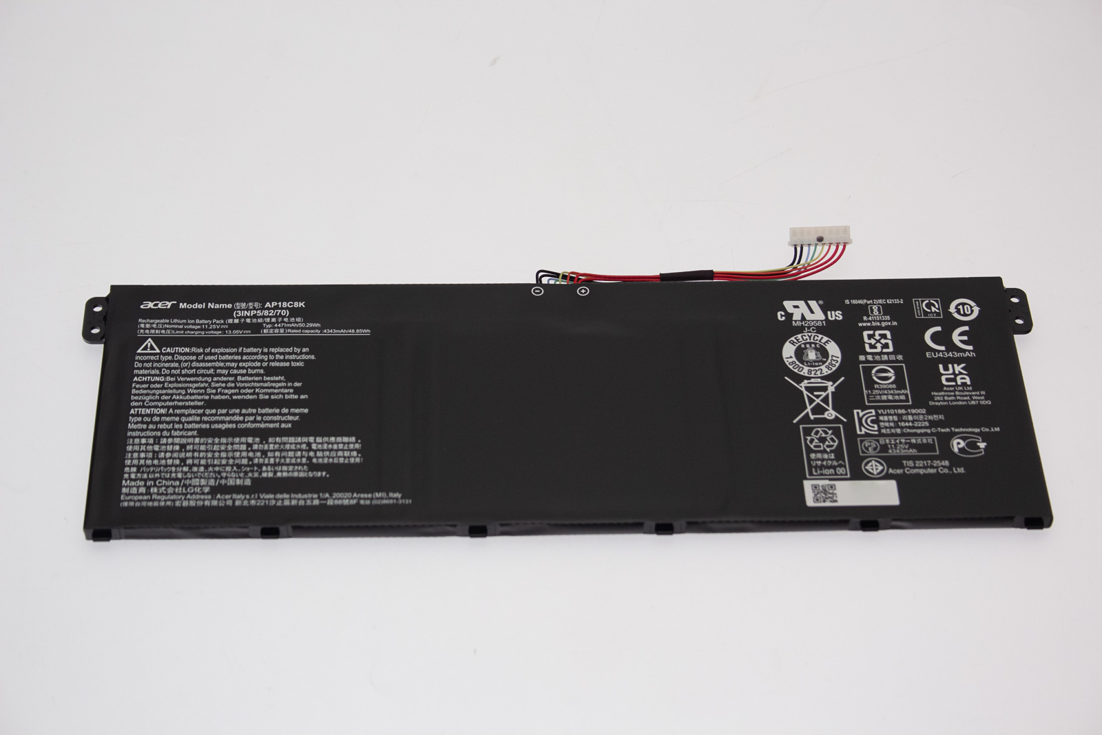Acer Akku / Batterie / Battery Spin 3 SP314-55N Serie (Original) Acer Akku / Batterie / Battery Spin 3 SP314-55N Serie (Original)