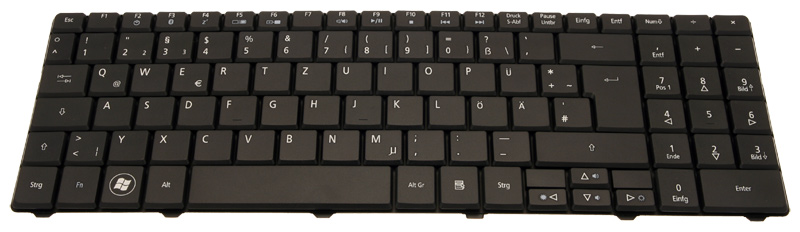 Acer Tastatur deutsch (DE) schwarz Aspire 5732ZG Serie (Original)