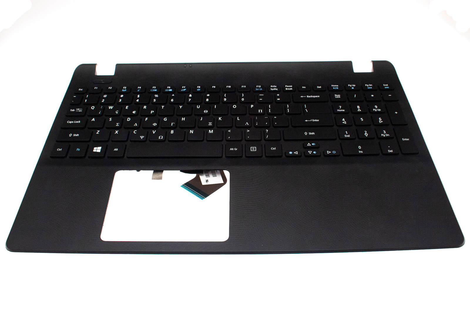 Acer Tastatur Griechisch (GR) + Top case schwarz Aspire ES1-512 Serie (Original)