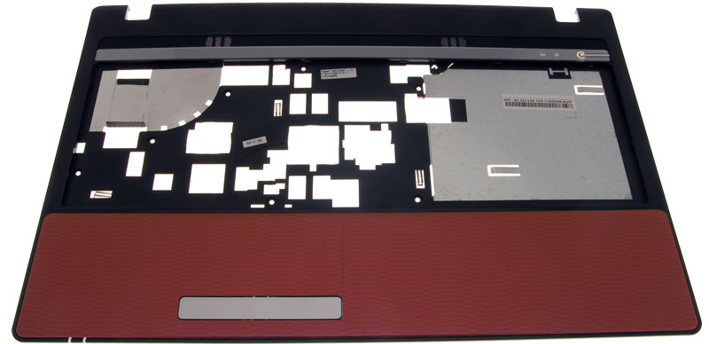 PackardBell Gehäuseoberteil / Cover Upper W/TP RED EasyNote TM83 Serie (Original)