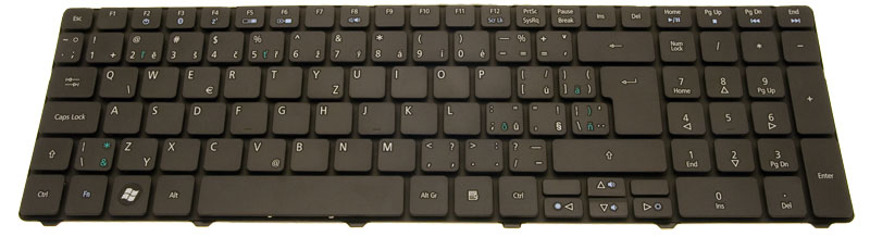 Acer Tastatur / Keyboard (Czech) Aspire 5738G Serie (Original)