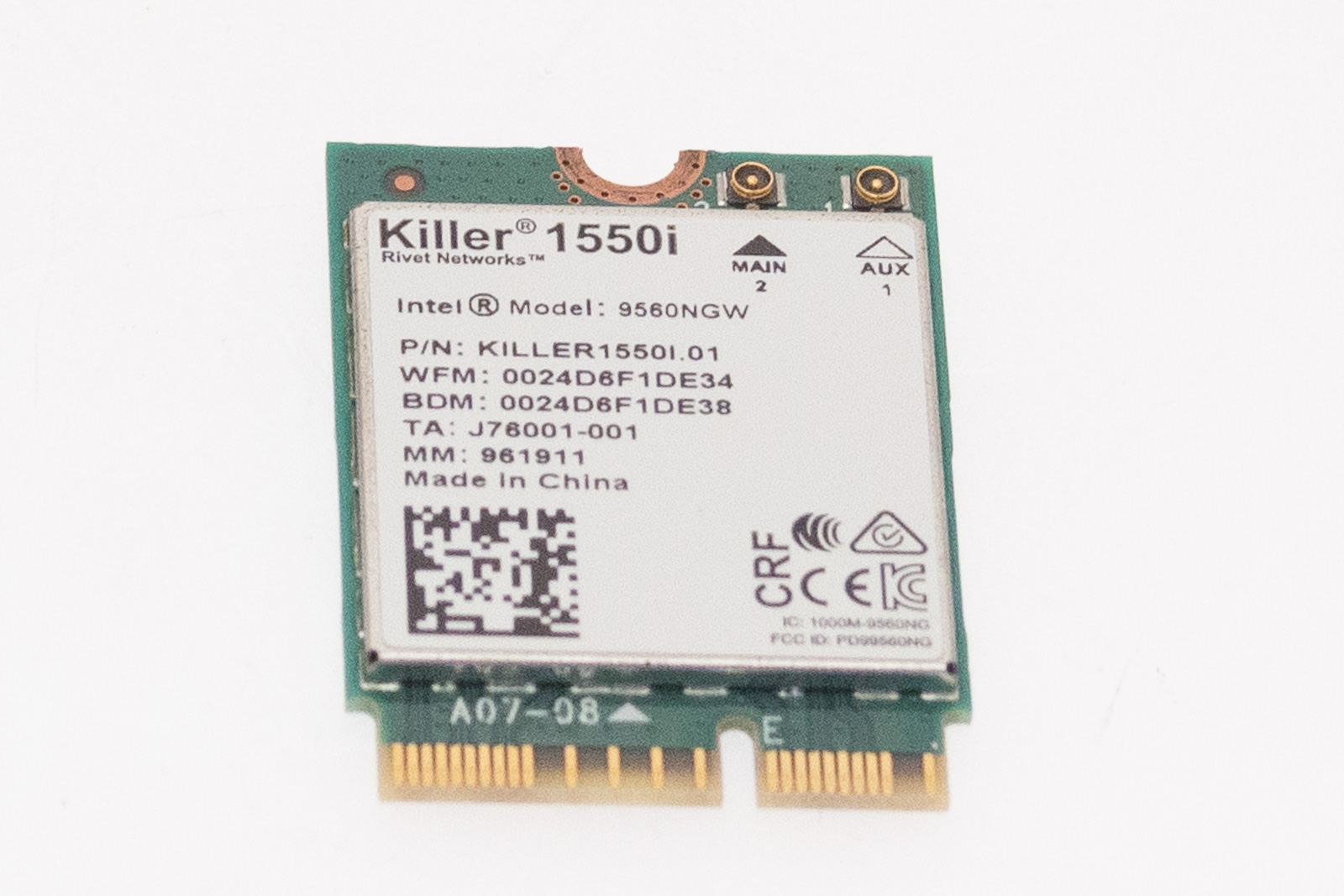 Acer WLAN Karte / WLAN board Predator Helios 500 PH517-51 Serie (Original)