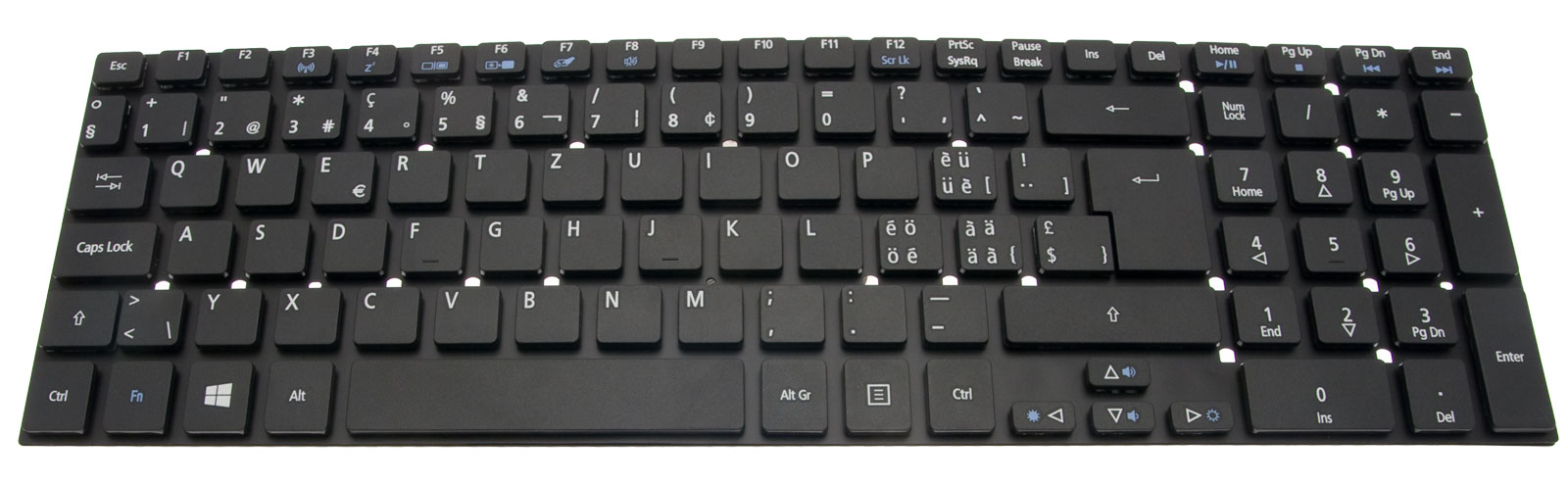 Acer Tastatur Schweiz/Deutsch (CH/DE) schwarz Aspire V3-731 Serie (Original) Acer Tastatur Schweiz/Deutsch (CH/DE) schwarz Aspire V3-731 Serie (Original)