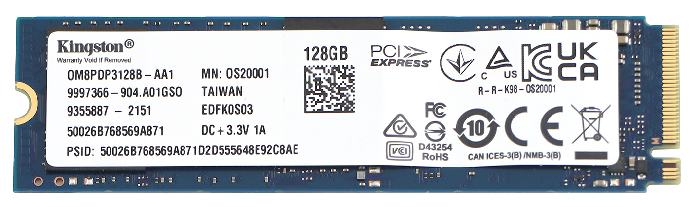 Acer SSD.128GB.M2.NVME.KINGSTON Aspire 3 A315-510P Serie (Original)