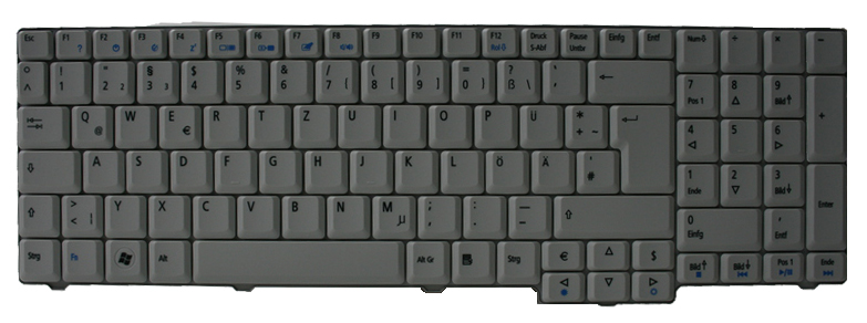 Acer Tastatur / Keyboard (German) Aspire 7520 Serie (Original) Acer Tastatur / Keyboard (German) Aspire 7520 Serie (Original)