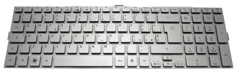 Acer Tastatur / Keyboard (Italy) Aspire 5950G Serie (Original)